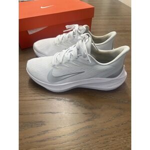 Nike Zoom Winflo 7 Shoes Womens Size 9 White Pure Platinum Sneakers CJ0302-004